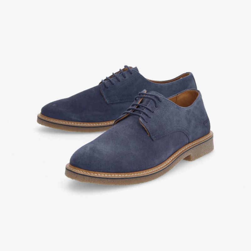 DUBLIN DERBY M - SUEDE - BLEU JEAN